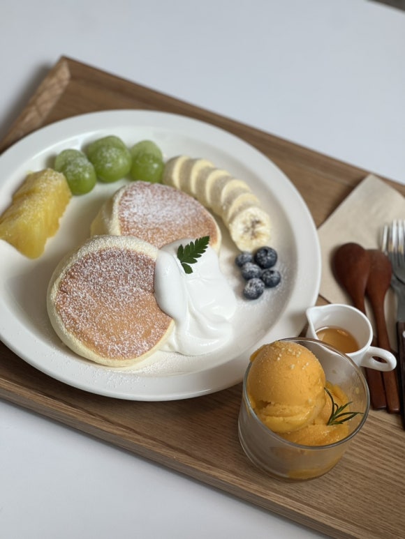 천호 수플레 팬케이크