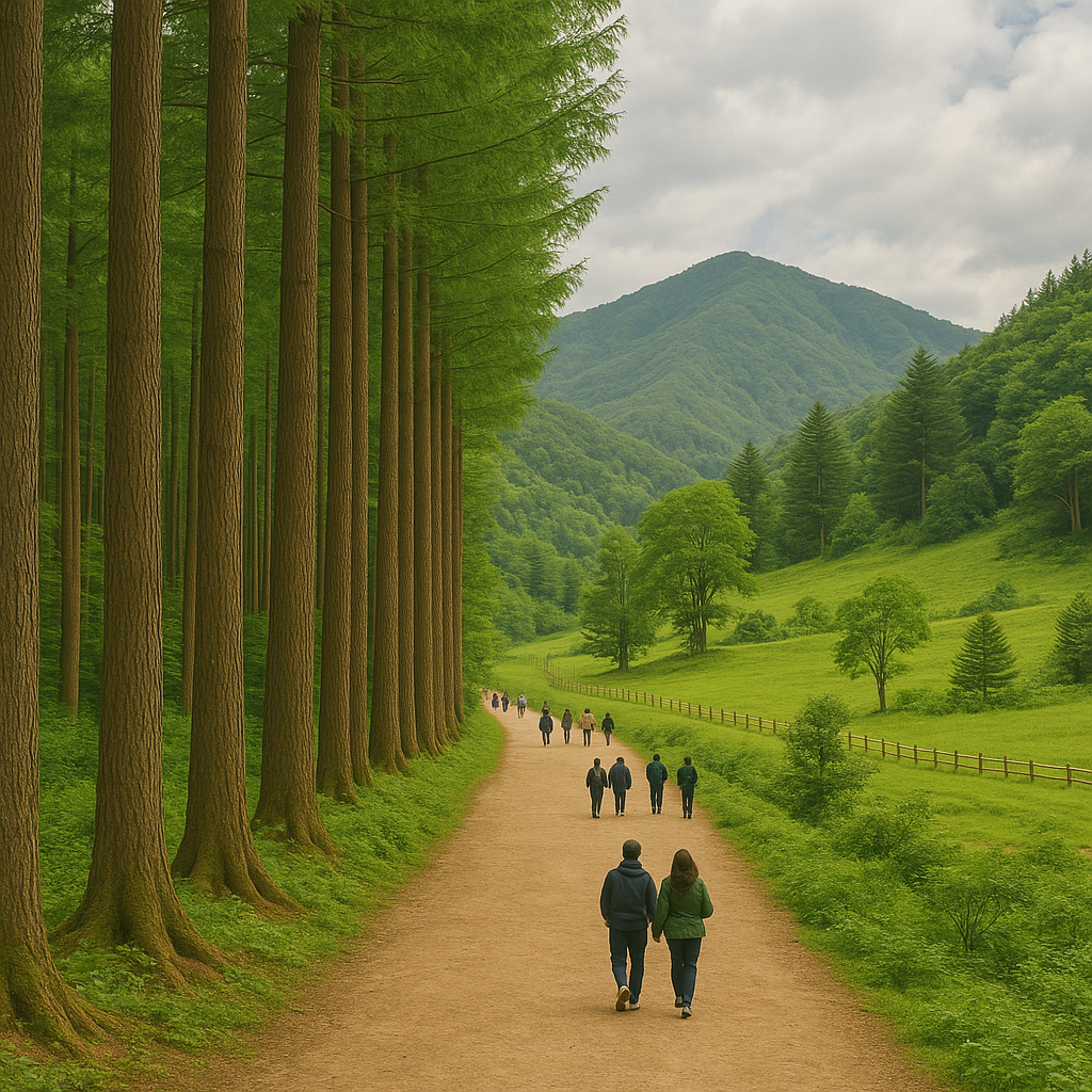 자연과 함께 걸으며 마음을 치유하는 여정