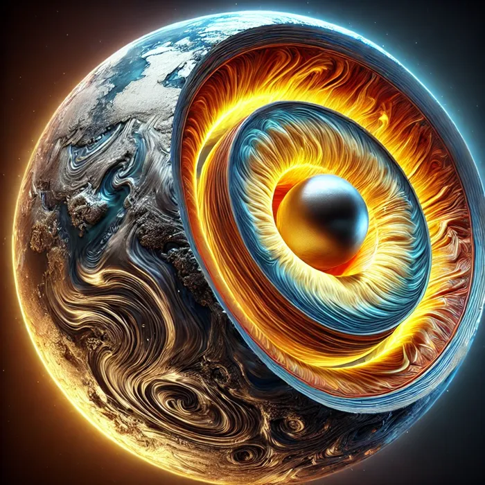 지구의 핵 모습