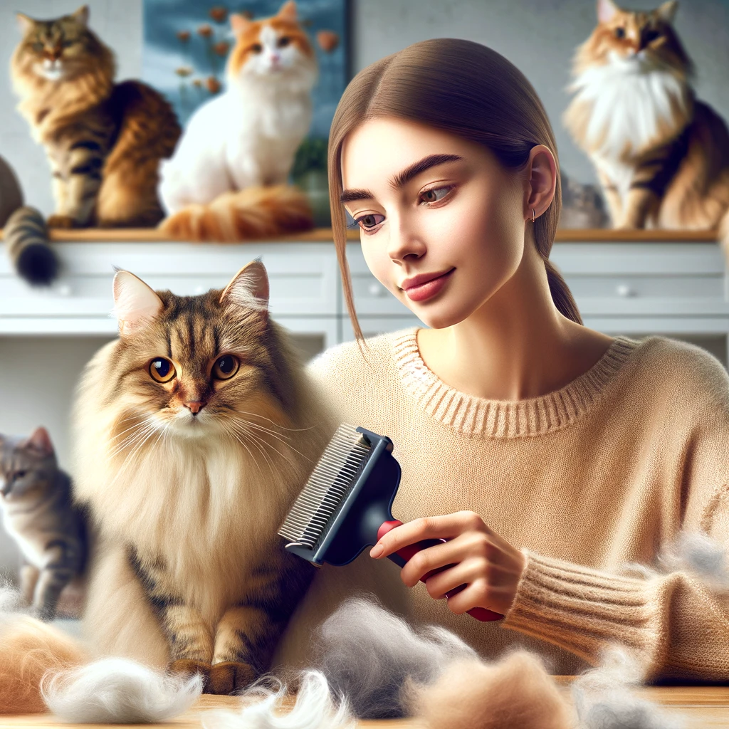 고양이 털 관리