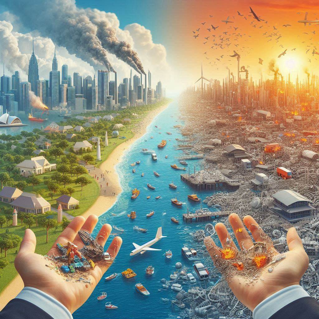 환경문제별 영향도 (기후, 미세먼지, 플라스틱)