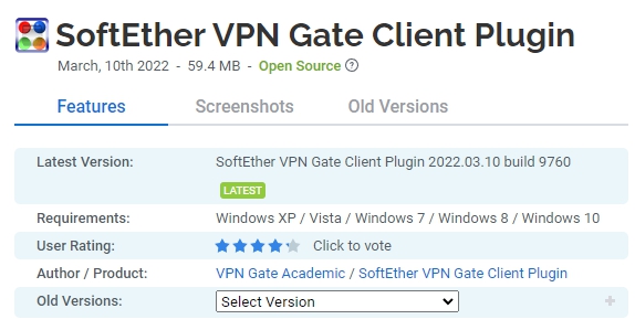 SoftEther-VPN-Gate-Client-Plugin