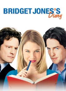 Bridget Jones's Diary 여자주인공 양옆에 남자가 보고있는모습