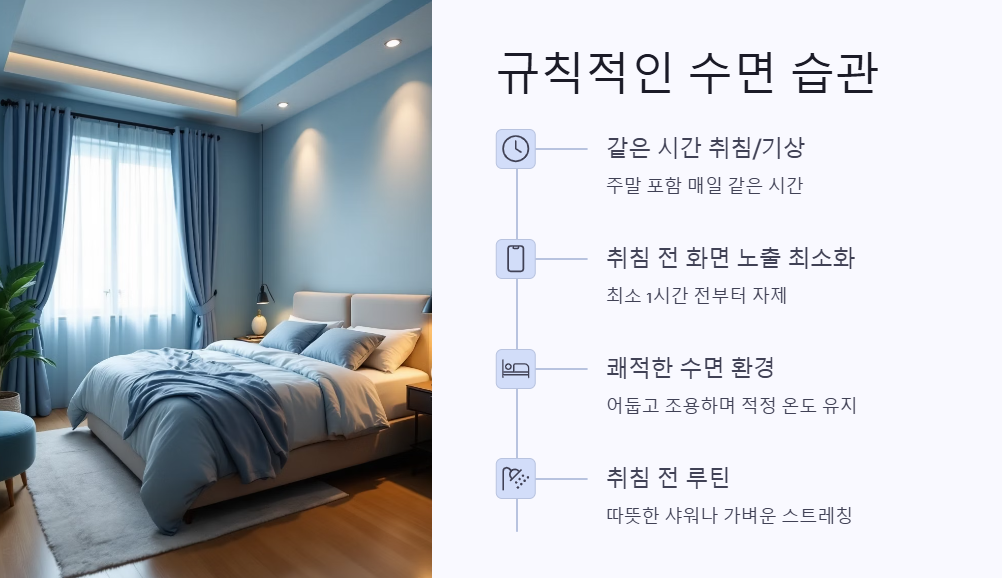 만성피로 극복하는 방법 수면습관