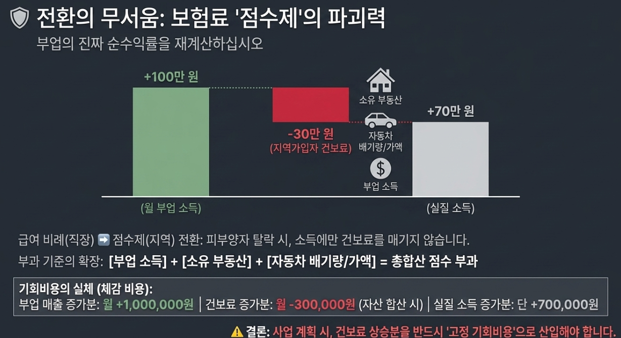 건강보험 지역가입자 점수제 부동산 자동차 합산 보험료 폭탄 방어 절세 전략