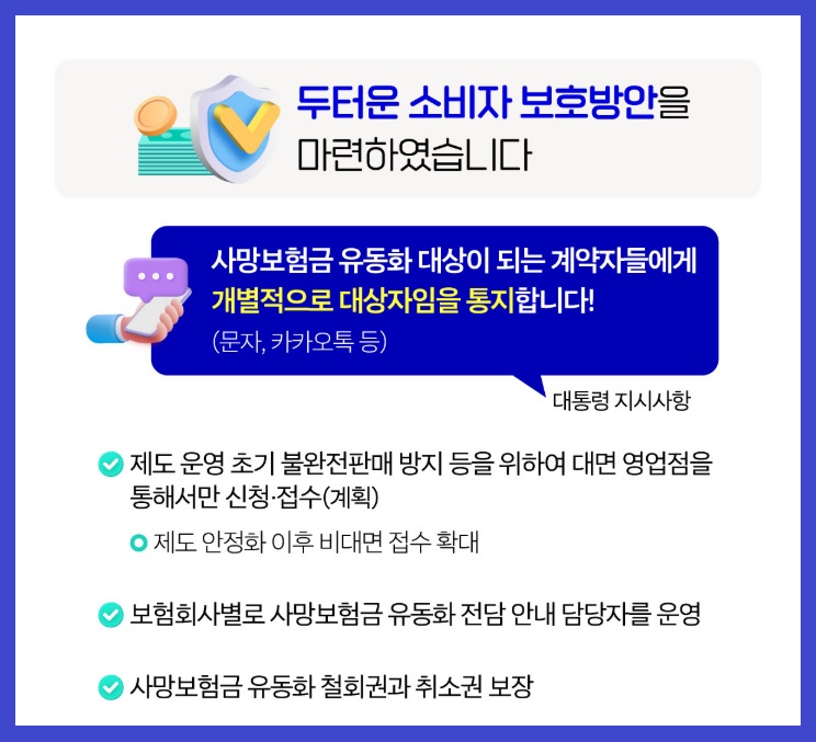 사망보험금 유동화