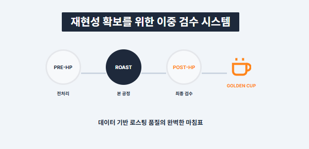 재현성 확보를 위한 이중 검수 시스템/로스트프로 핸드픽 공학 다이어그램