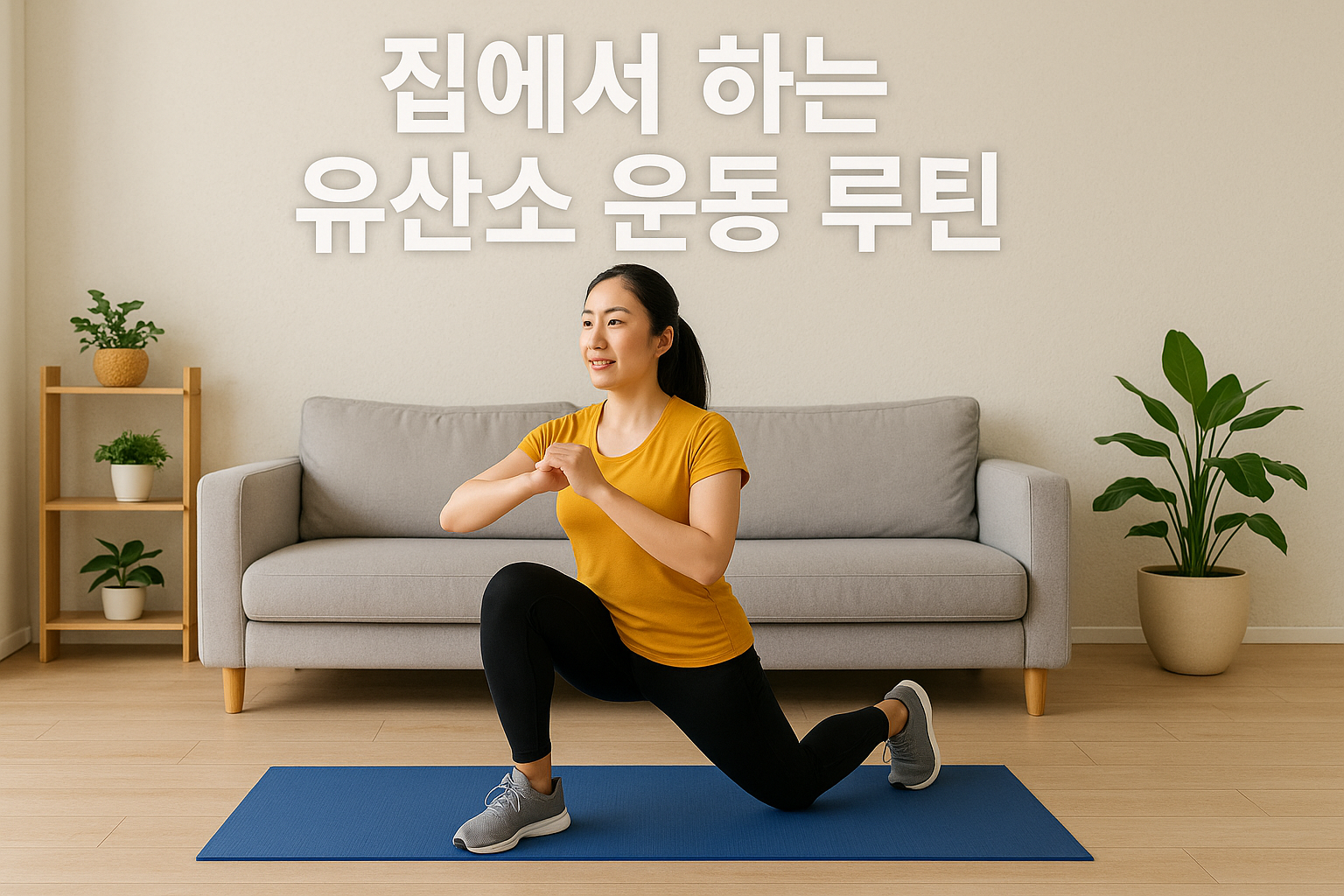 집에서도 땀나게! 따라만 하면 되는 유산소 운동 루틴 관련 사진