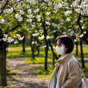 선글라스, 마스크로 예방하세요!