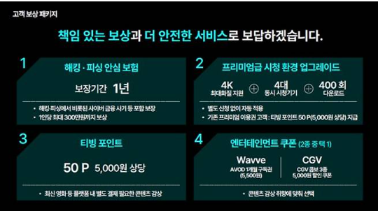 티빙 보상 신청 방법 탈퇴 회원도 가능