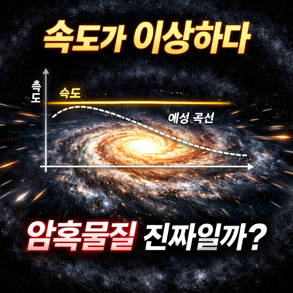 우리 은하 회전 속도가 이상한 이유 암흑물질이 틀렸을 수도 있다