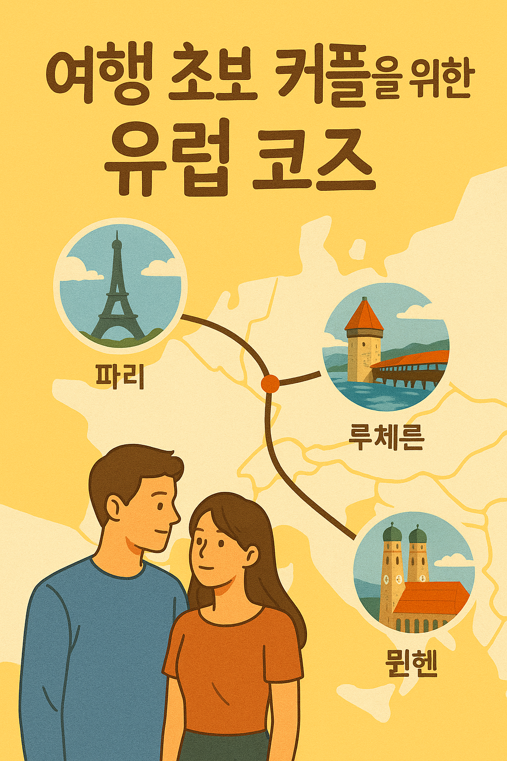 여행 초보 커플을 위한 유럽 코스