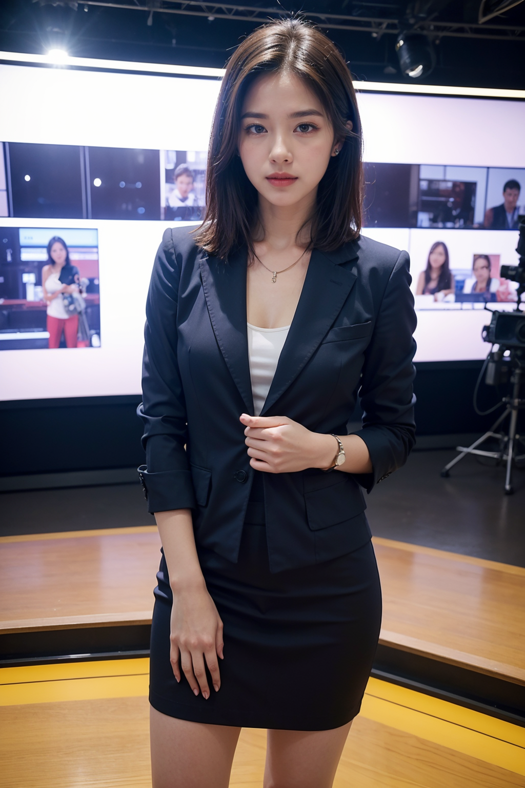 AI 실사 - 오피스 룩북