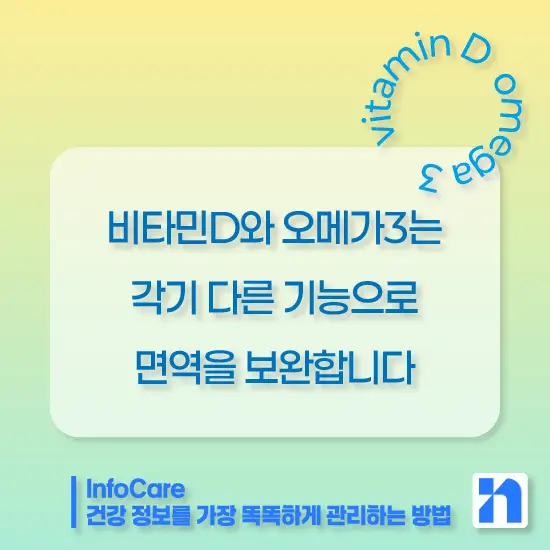 비타민D와 오메가3 함께 복용