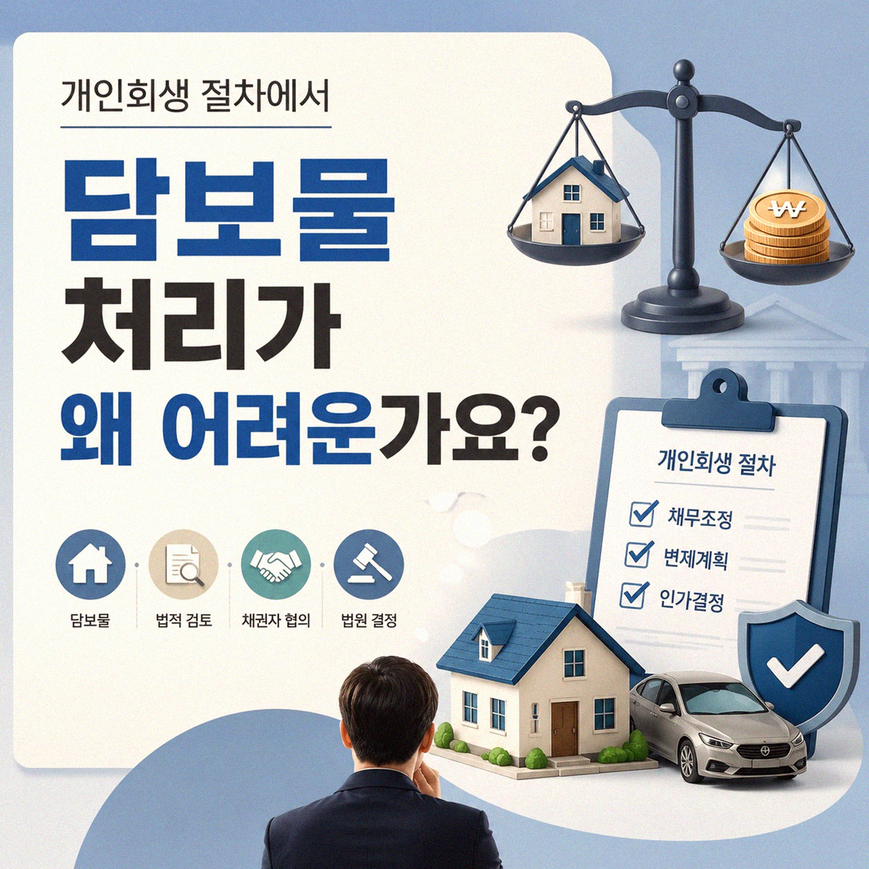 개인회생 중 별제권이 있는 담보물의 처분은 왜 제한될까요