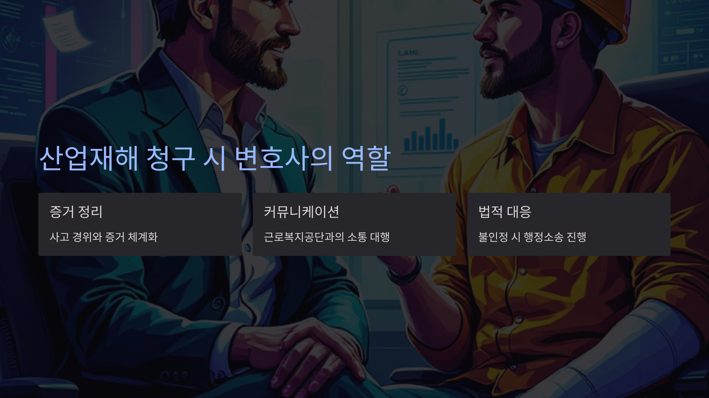 산업재해 청구 시 변호사의 역할 ⚖️
