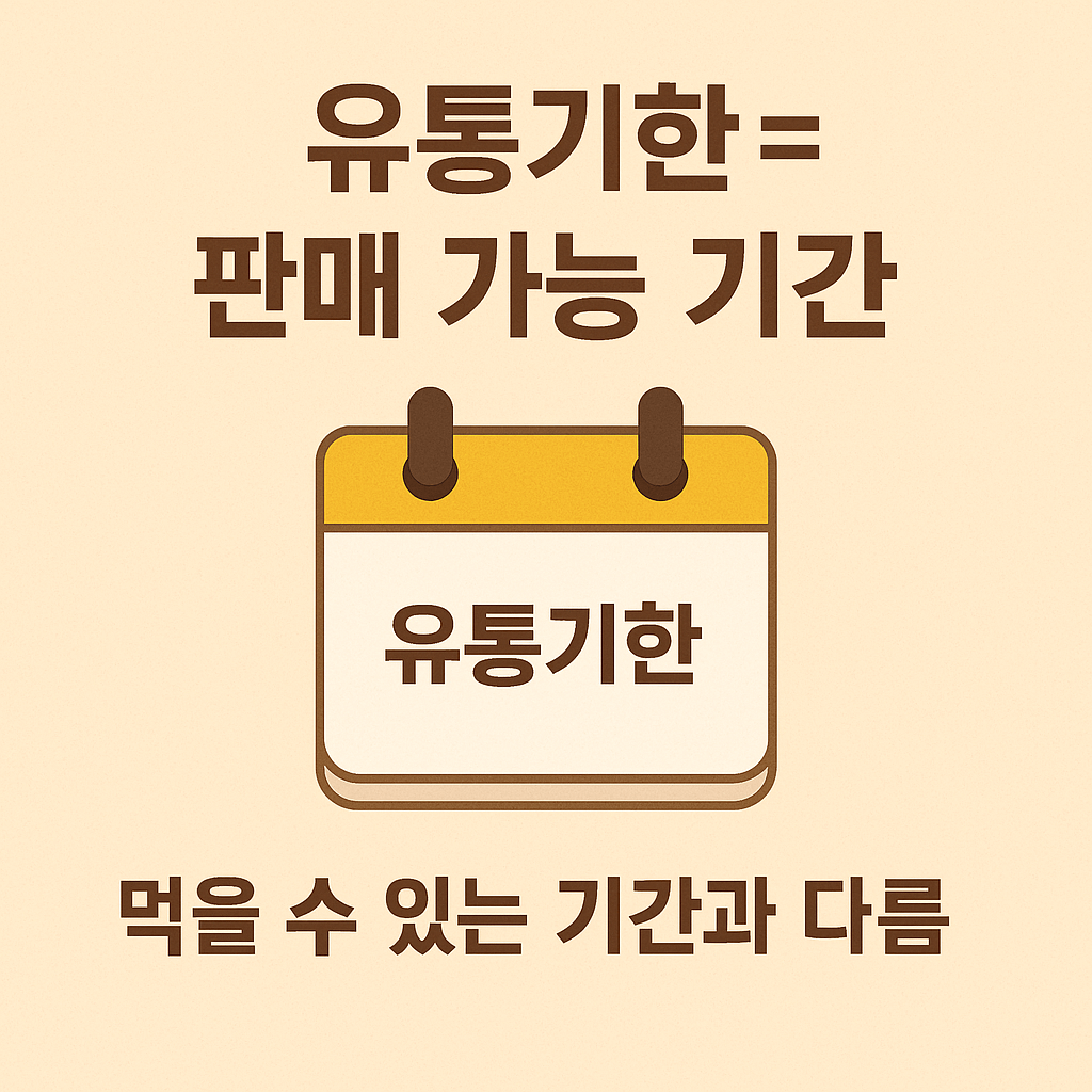 유통기한은 ‘팔 수 있는 기간’이지 ‘먹을 수 있는 기간’이 아니다