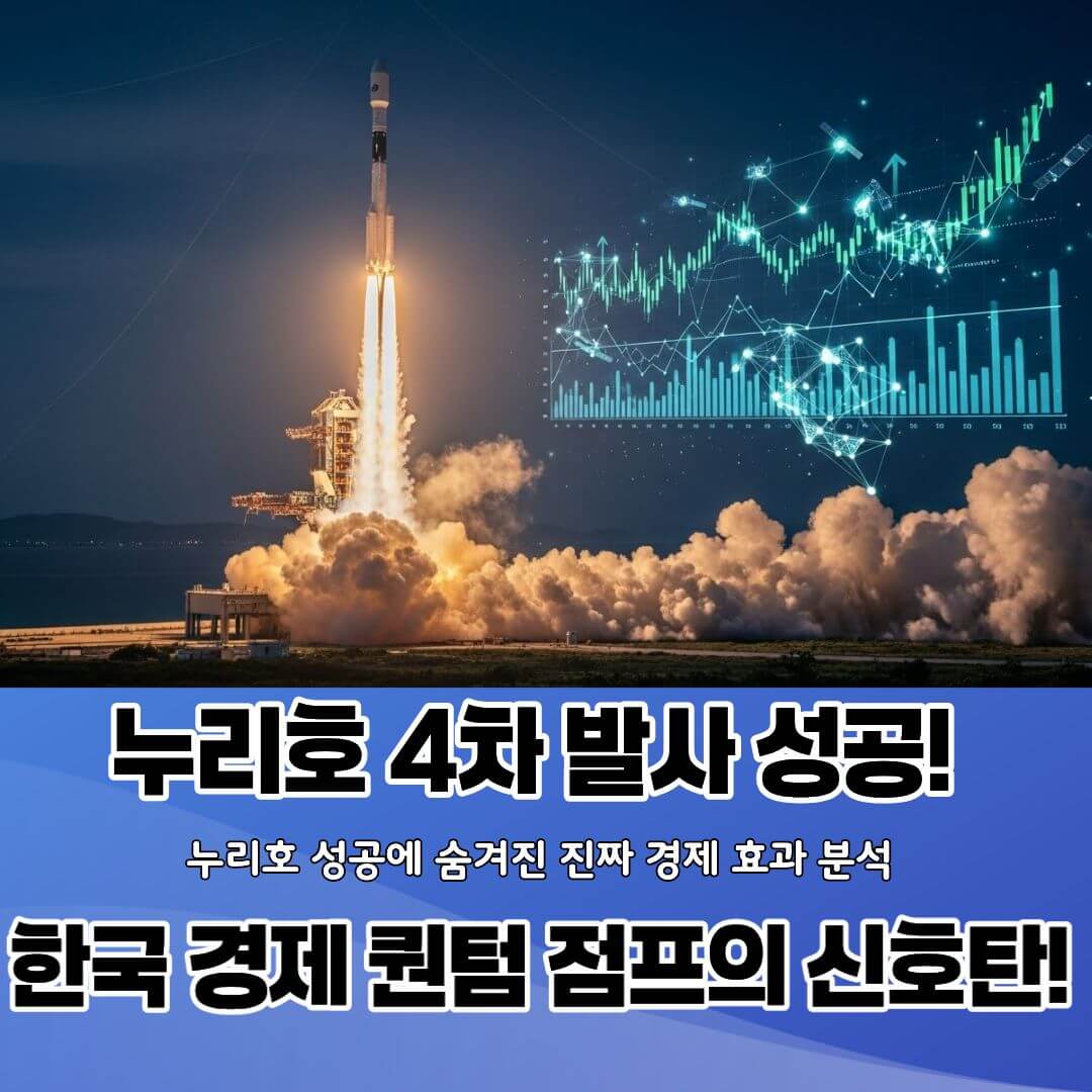 누리호 발사 성공, 한국 경제 퀀텀 점프의 신호탄!