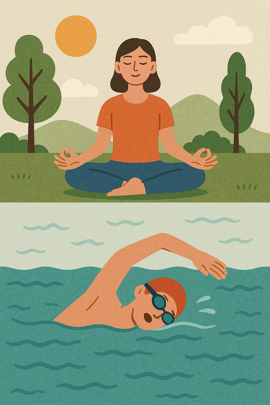 수영의 정신적 효과