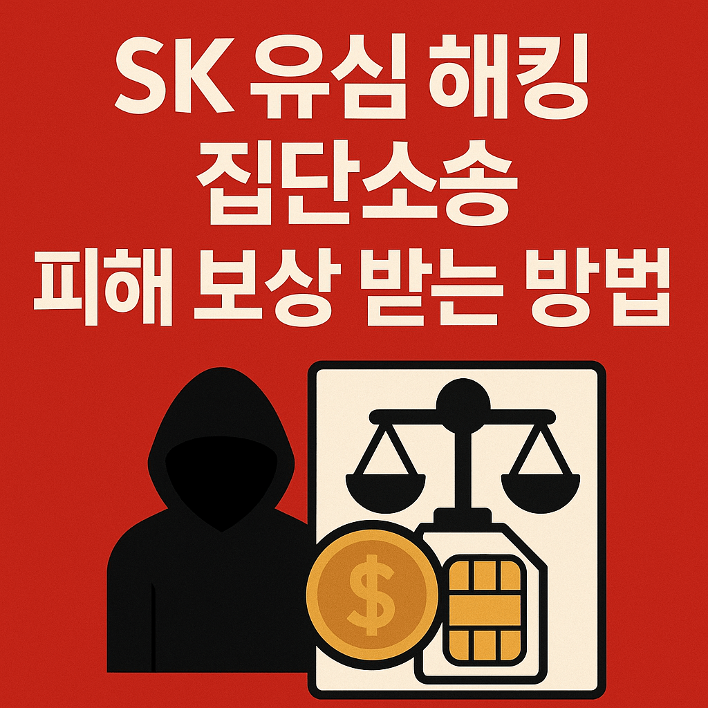 SK 유심 해킹 집단소송 피해보상 받는 방법
