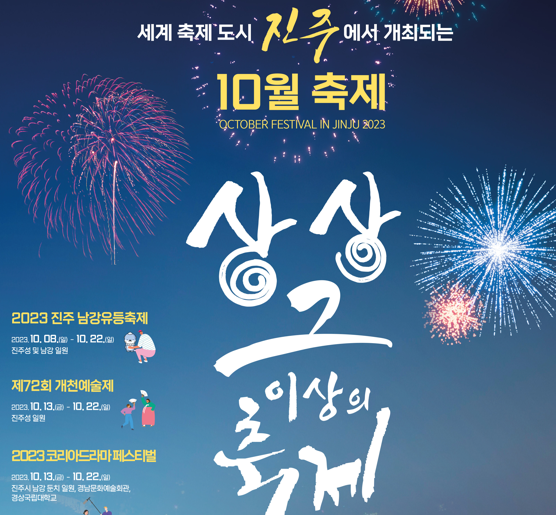 진주남강유등축제, 개천예술제, 코리아드라마페스티벌