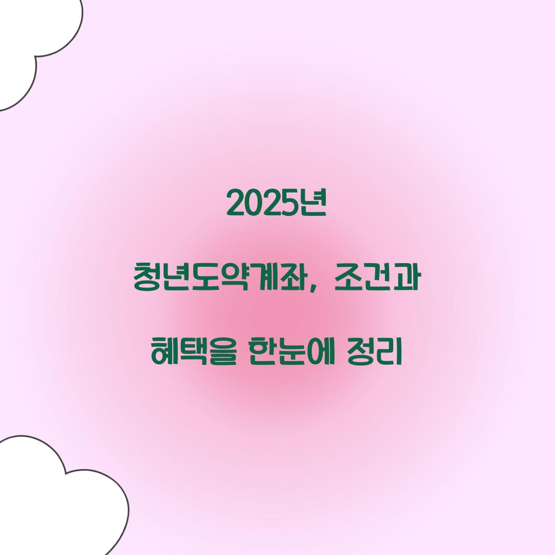 2025년 청년도약계좌