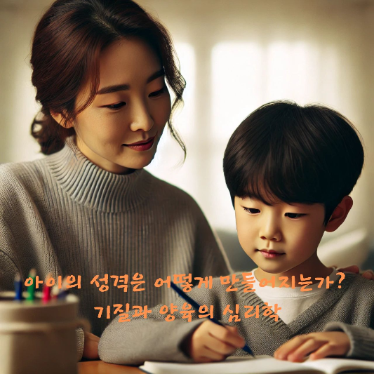 아이 성격 형성, 기질과 성격, 양육 심리학, 부모 교육, 아동 발달, 기질에 맞는 양육, 성격 유형, 예민한 아이, 양육 갈등, 부모 역할