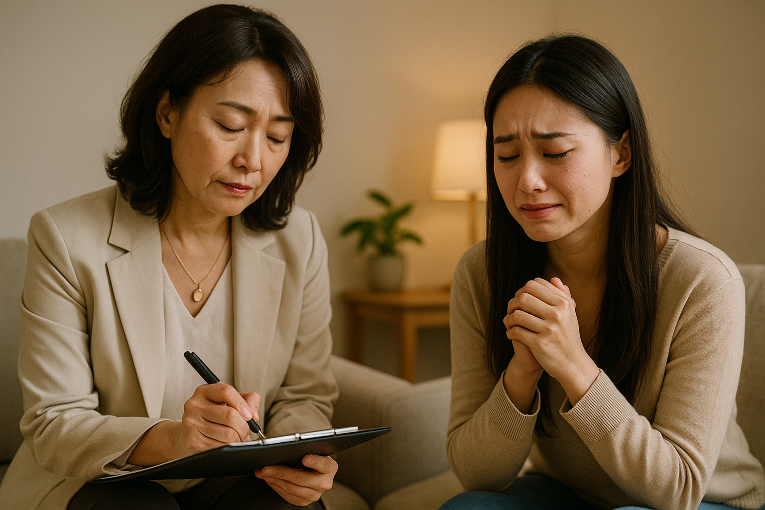 상담 중의 따뜻한 순간