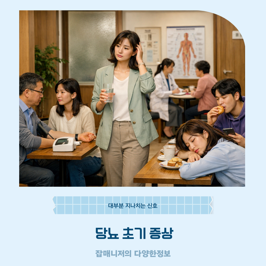 당뇨 초기 증상|대부분 지나치는 신호