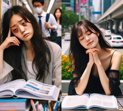 한국 여성과 해외 여성의 스트레스 차이 관련 사진