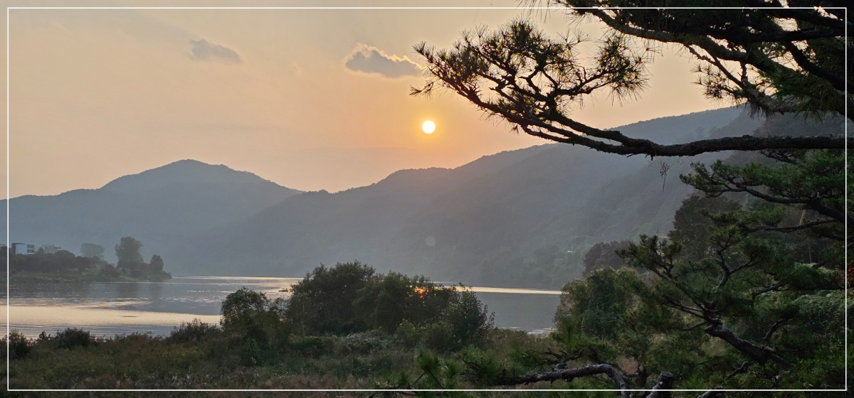 해-질-녘-북한강