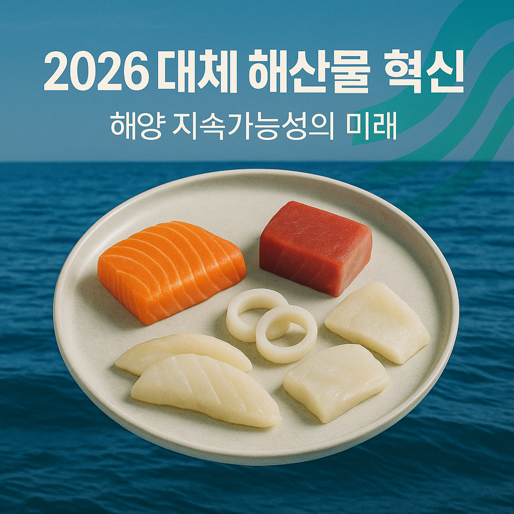 대체 해산물 시장의 성장: 해양 지속가능성을 위한 혁신