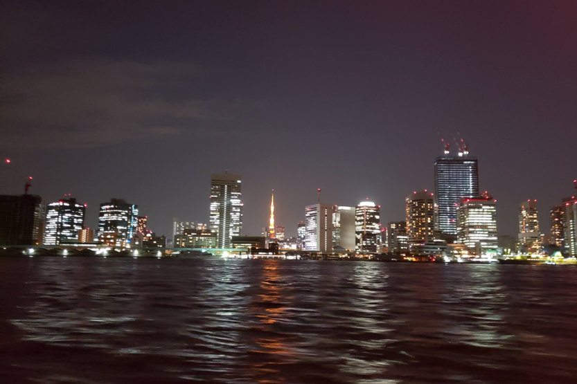 야카타부네에서 보는 도쿄타워