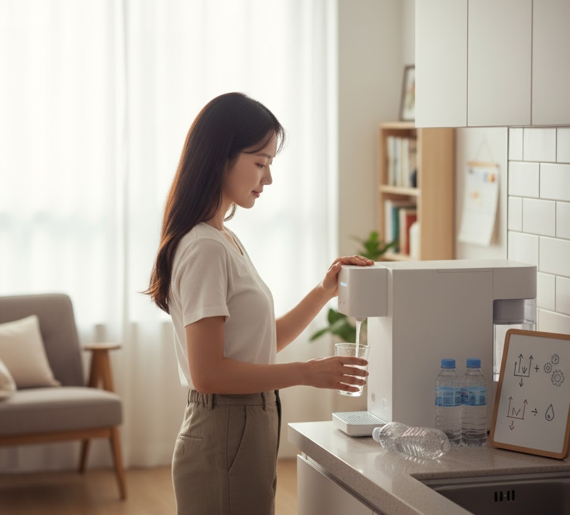 자취생 소비공학 심층 분석 원룸 물 소비의 TCO 및 미니 정수기 기술 비교