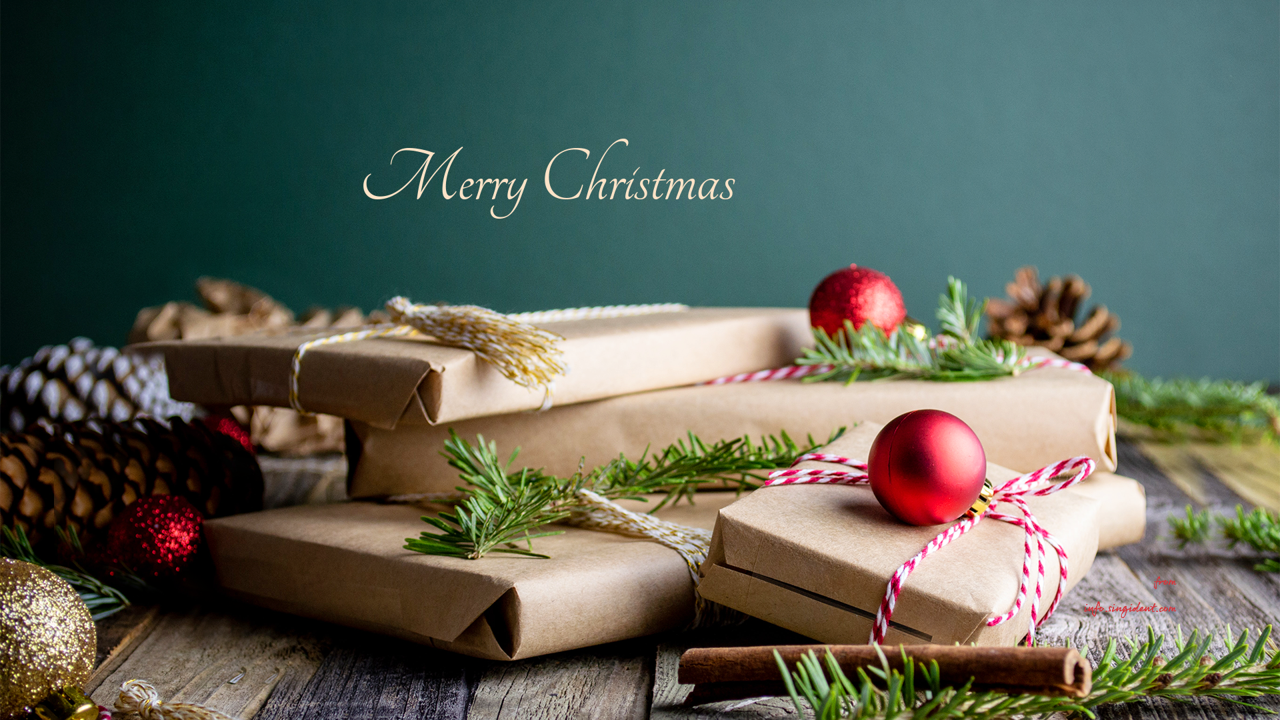 03 크리스마스 선물 C - Merry Christmas 크리스마스배경화면