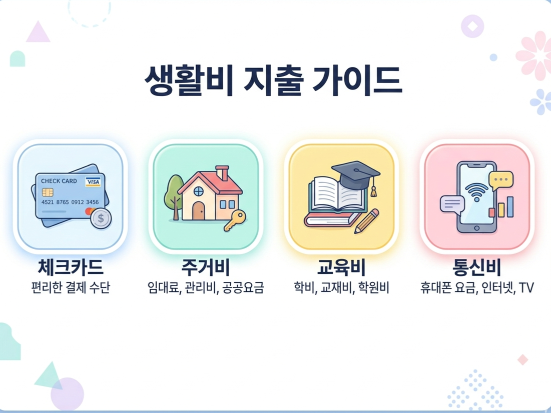 청년수당 사용처 및 증빙 가이드 이미지