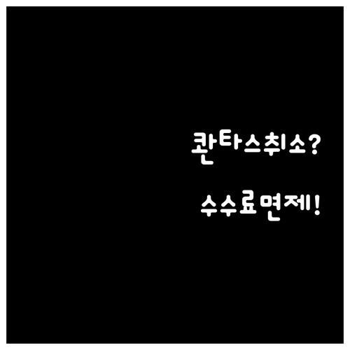 콴타스 항공권 취소 전 확인할 사항 ..