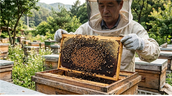 도망군 전조 상태 확인 장면