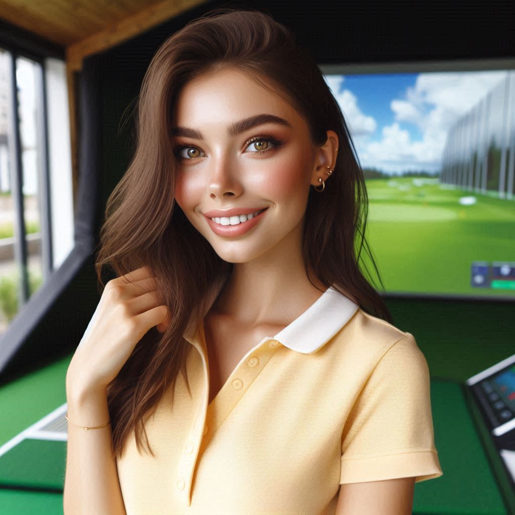 스크린골프장 배경