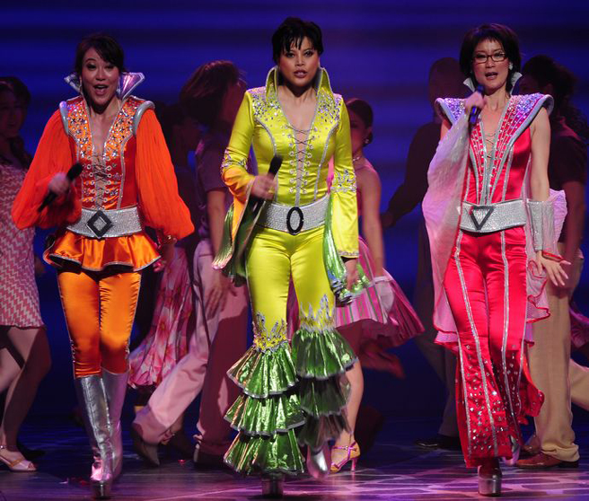 뮤지컬 맘마미아의 명장면 사진