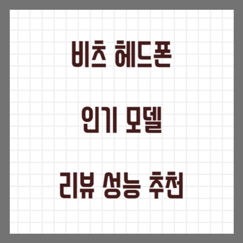 비츠 헤드폰