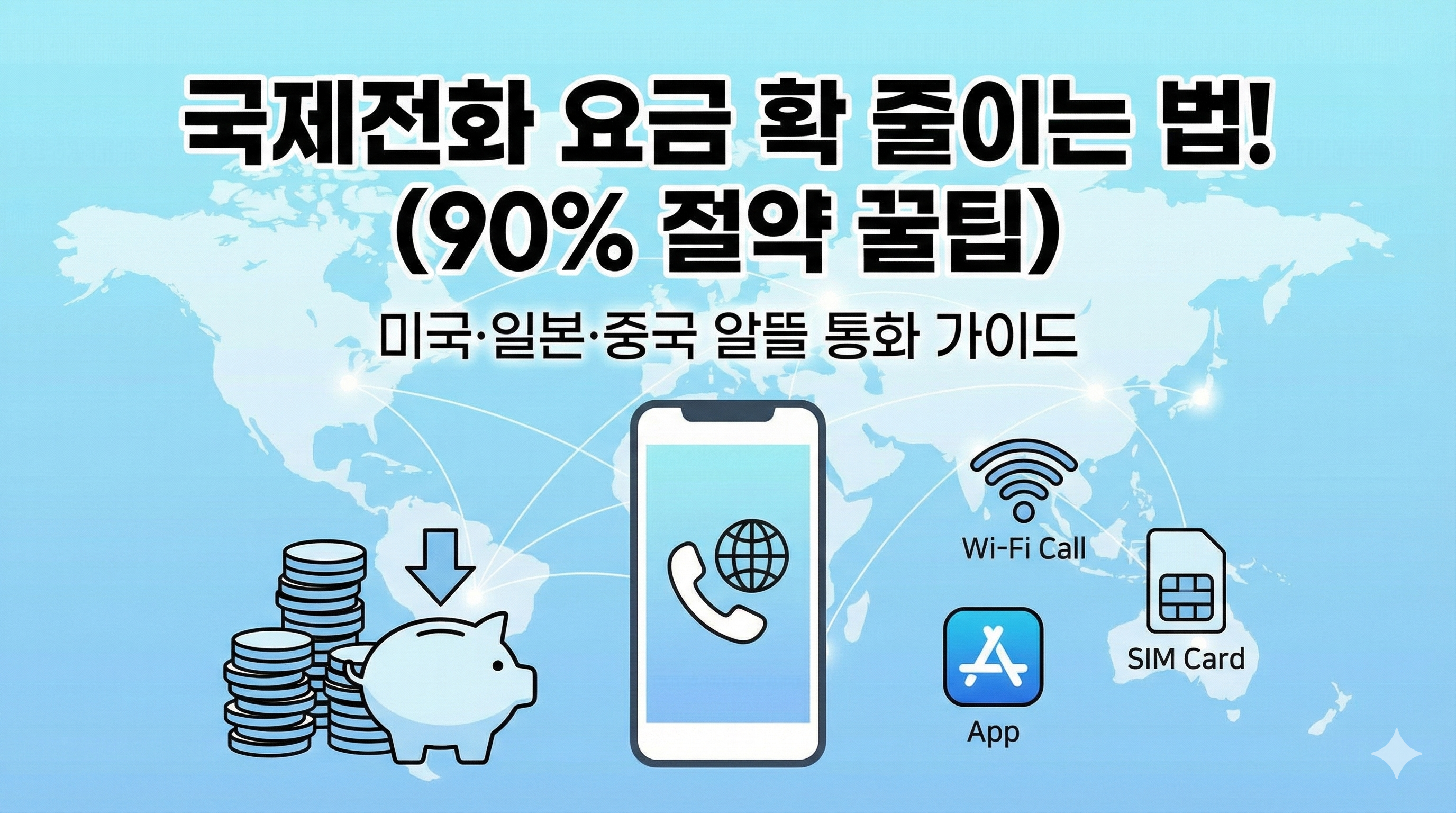 국제전화 저렴하게 거는 법 5가지 총정리 (미국·일본·중국 요금 절약 꿀팁)