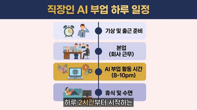 직장인 AI 부업 시간표