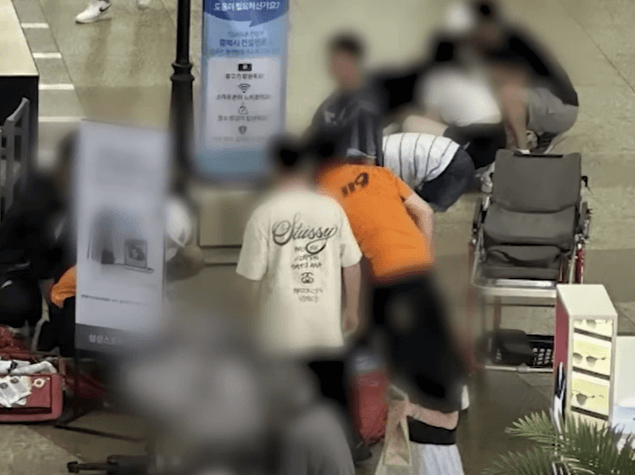 서현역 칼부림 사건 현장 cctv