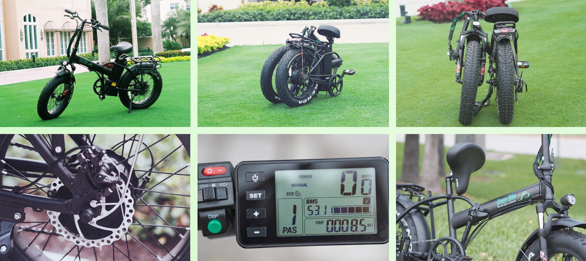 컷 46. Green Bike USA 01. 부분확대뷰