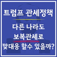 보복관세 맞대응 가능할까?
