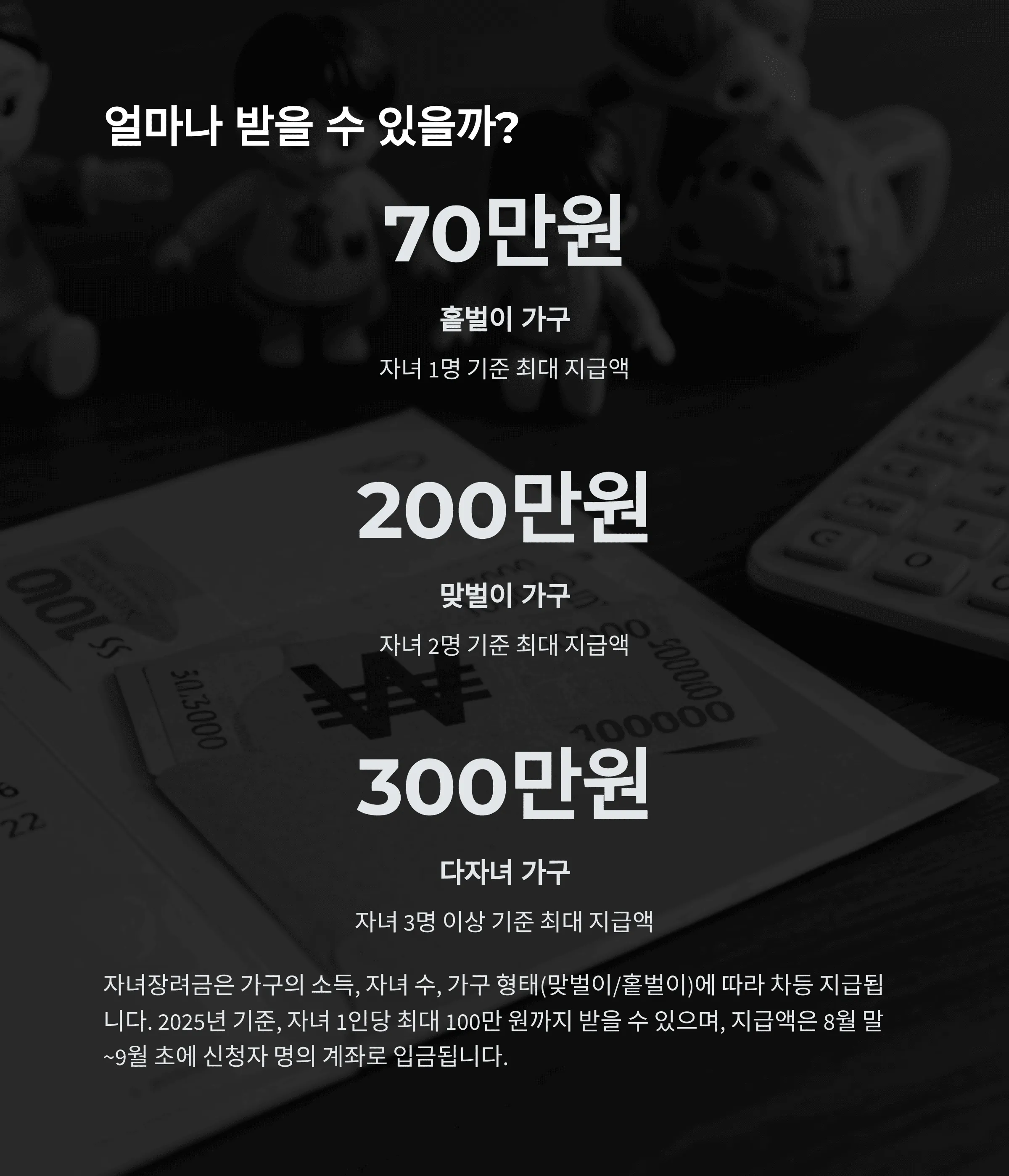 2025년 자녀장려금, 꼭 알아야 할 최신 정보 총정리