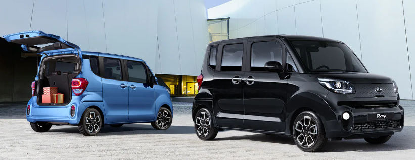 2018년형 기아 레이 전후면 사진