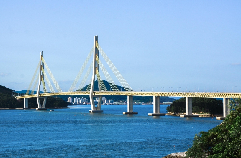 남해 대교 사진