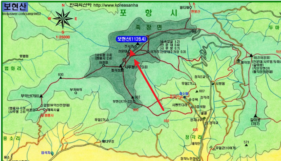 정상까지 차로 가는 산 TOP52